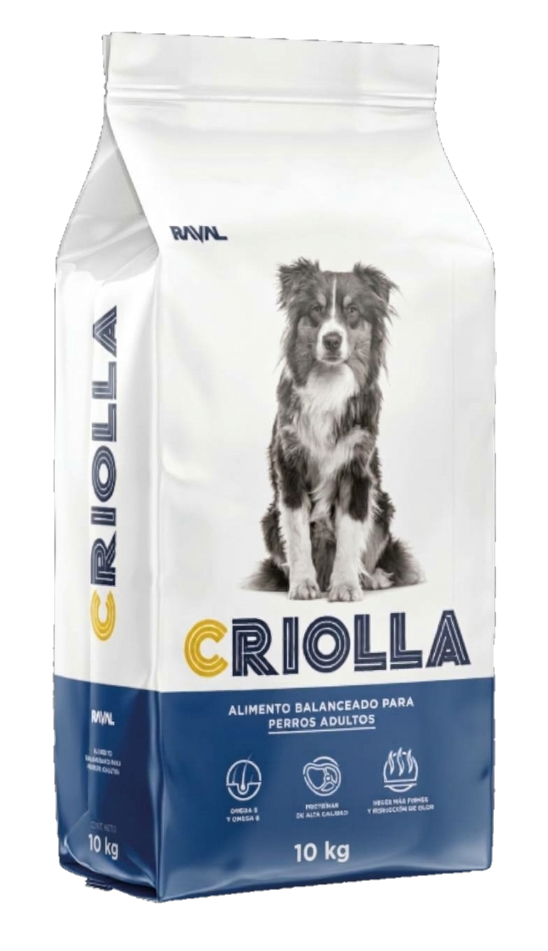 Bolsa de Criolla para Perro Adulto, presentación de 10kg