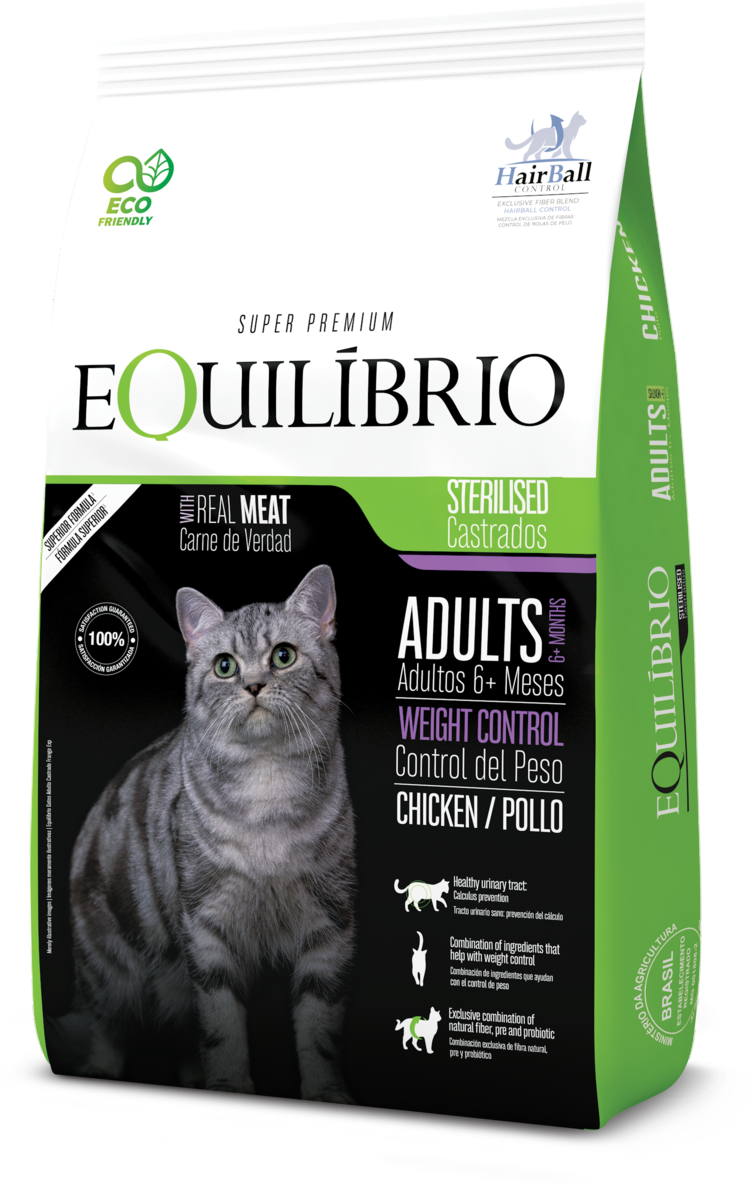 Bolsa de Equilíbrio Gatos Adultos Castrados, presentación de 7,5kg