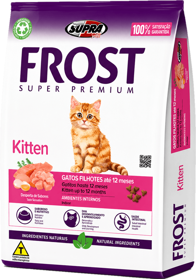 Bolsa de Frost Super Premium Kitten – Gatitos hasta 12 meses, presentación de 7,5kg
