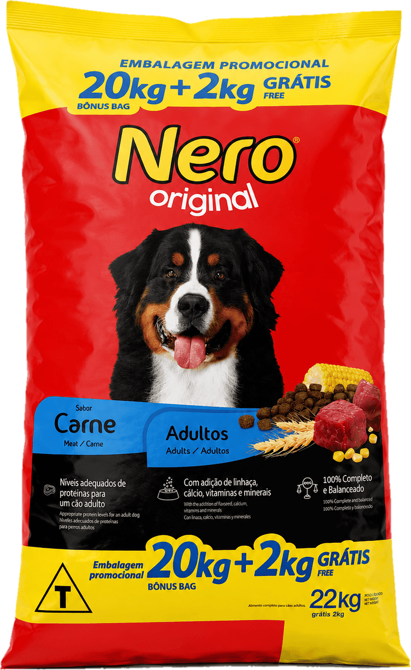 Bolsa de Nero Original Adultos, presentación de 20kg + 2kg gratis