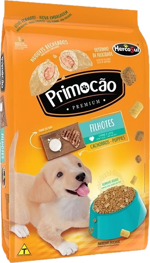 Bolsa de Primocão Premium Filhotes, presentación de 10kg