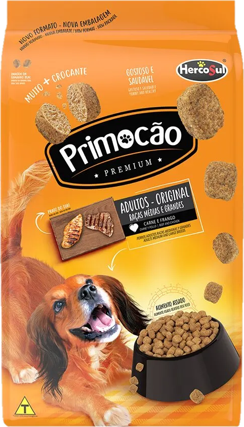 Bolsa de Primocão Premium Original Adultos Razas Medianas y Grandes, presentación de 10kg